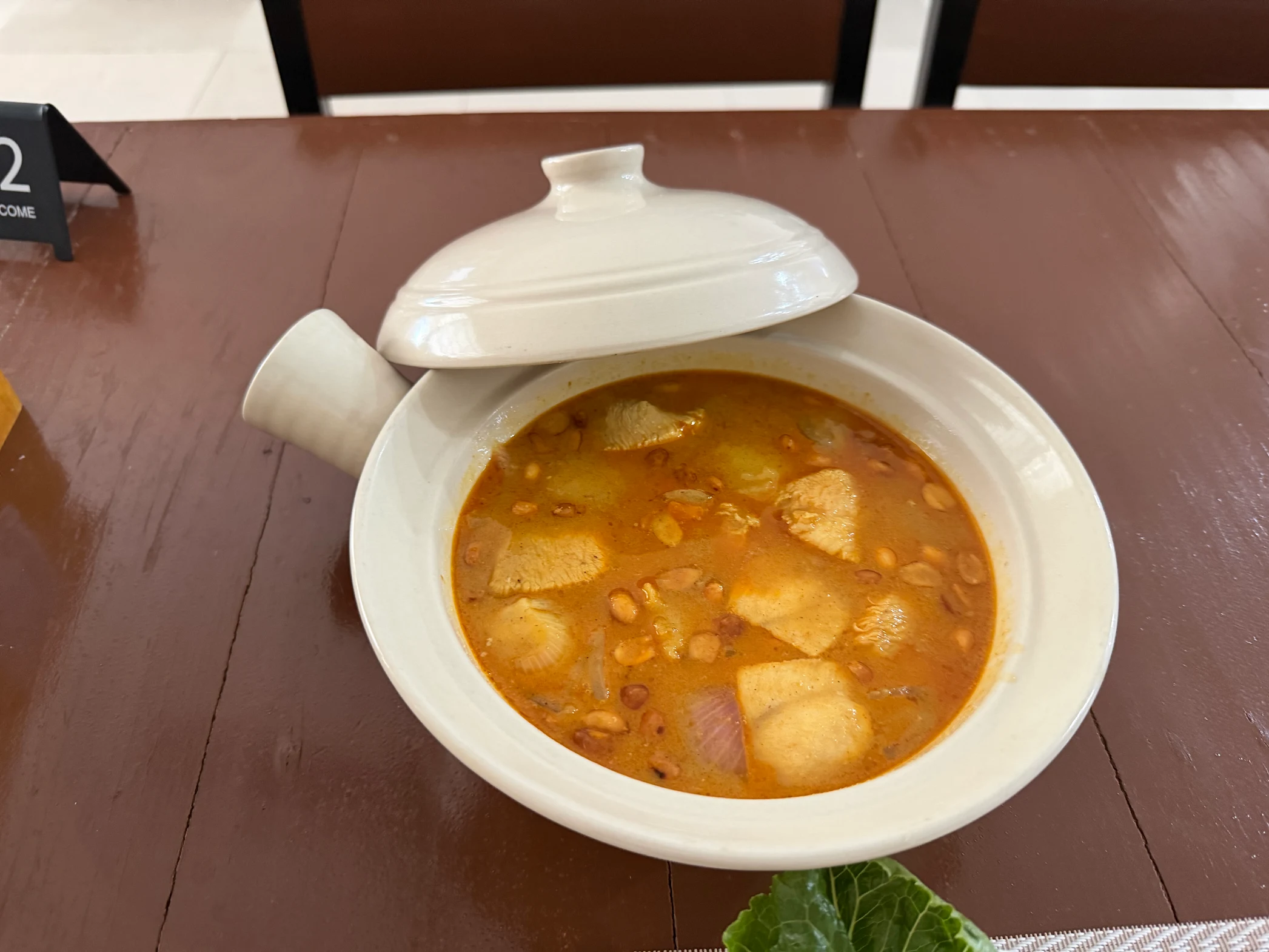 Massaman curry Thai food at Jerusalem Restaurant Patong